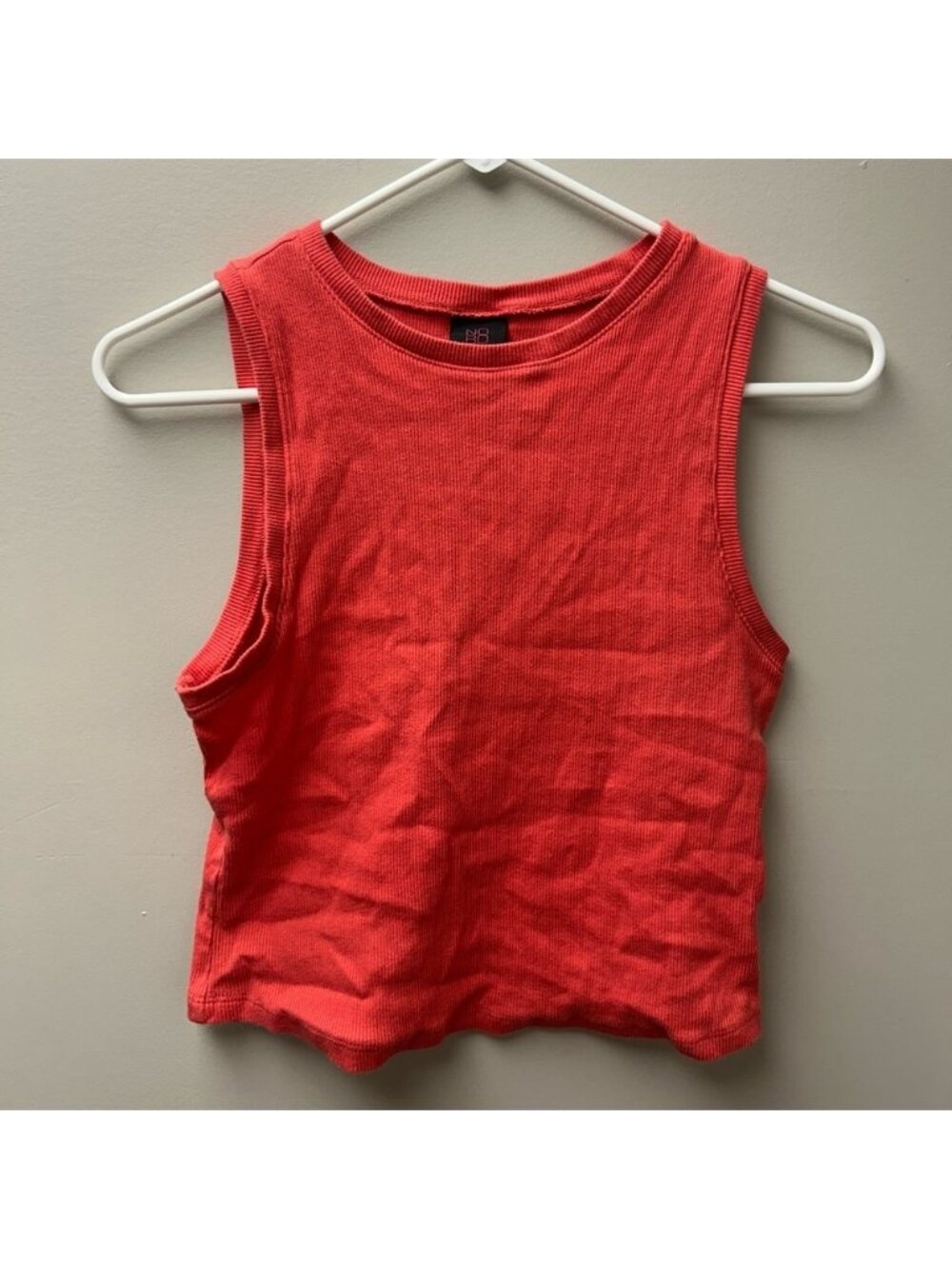 NOBO Pink Ribbed Tank Top